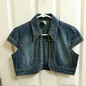 Limited Too Girls Bolero Denim Jacket